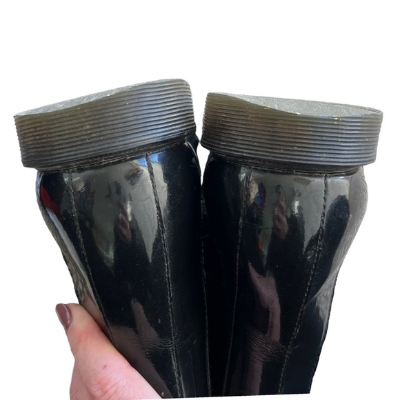Dr. Martens - Faun Black Patent Leather Slip On Chelsea Boot Sz 9 - Picture 7 of 14